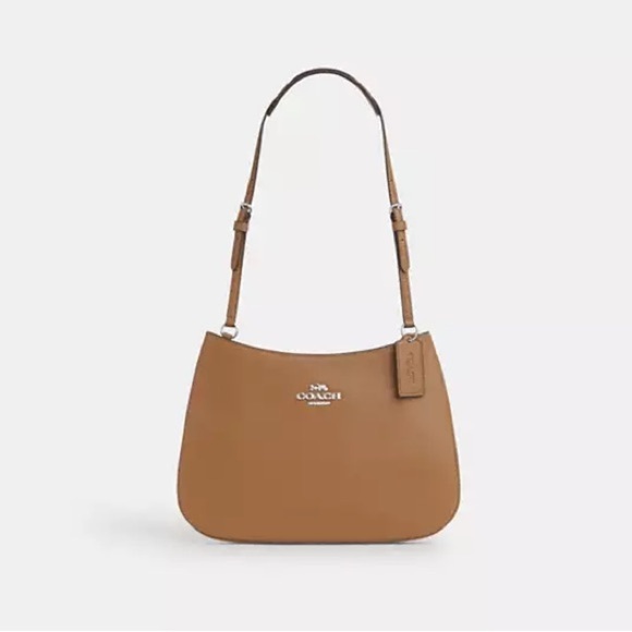 Coach Handbags - Coach Tan Leather Shoulder Bag